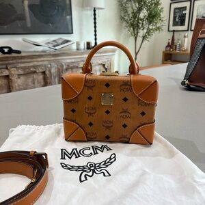 MCM box purse bag